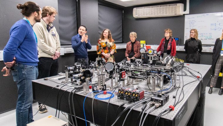 Trustees from Moorfields Eye Charity visiting labs at the UCL Institute of Ophthalmology
